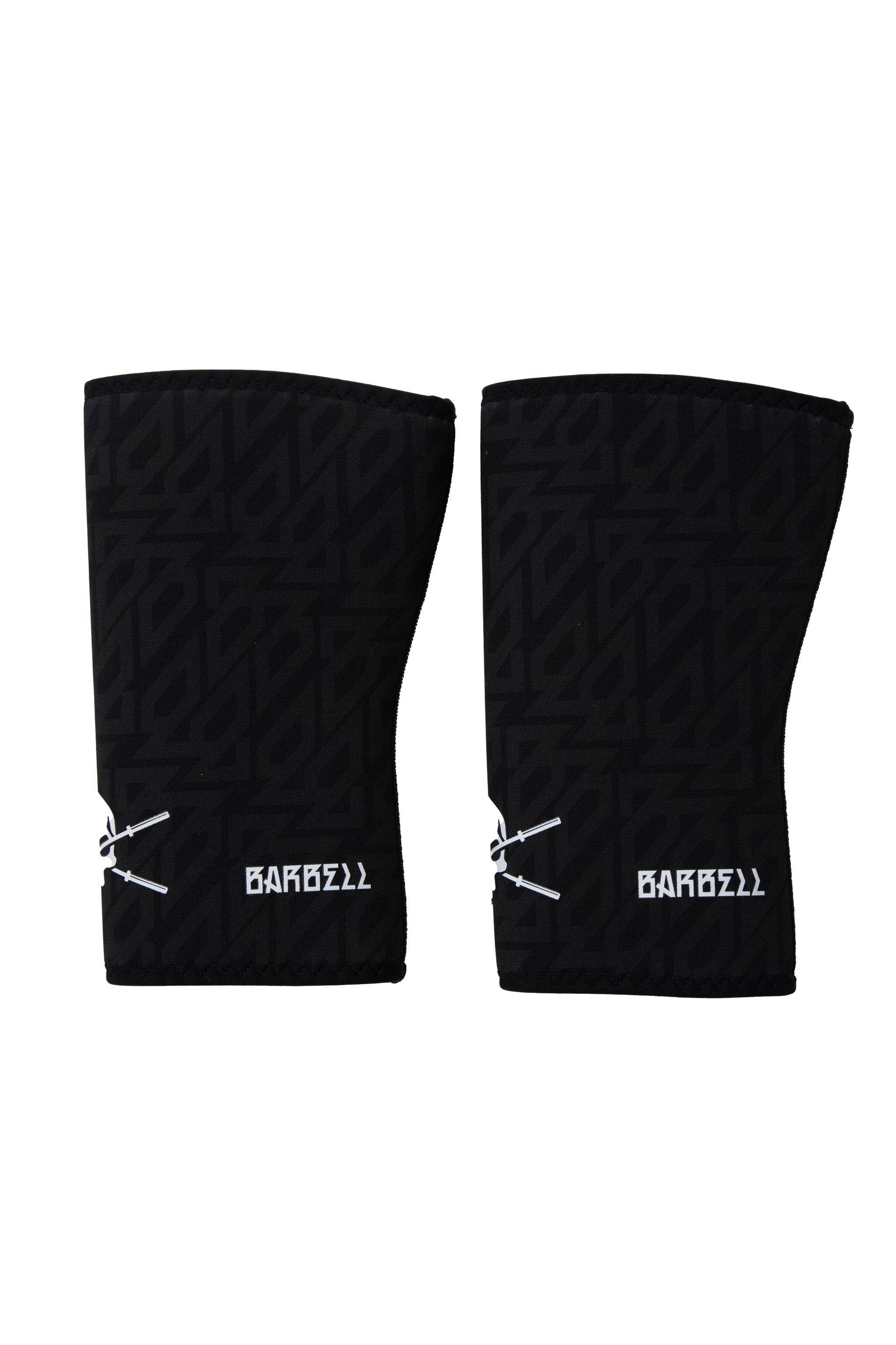 Barbell Brigade - Pro Series 7MM Knee Sleeves (Black w/ BB Pattern)