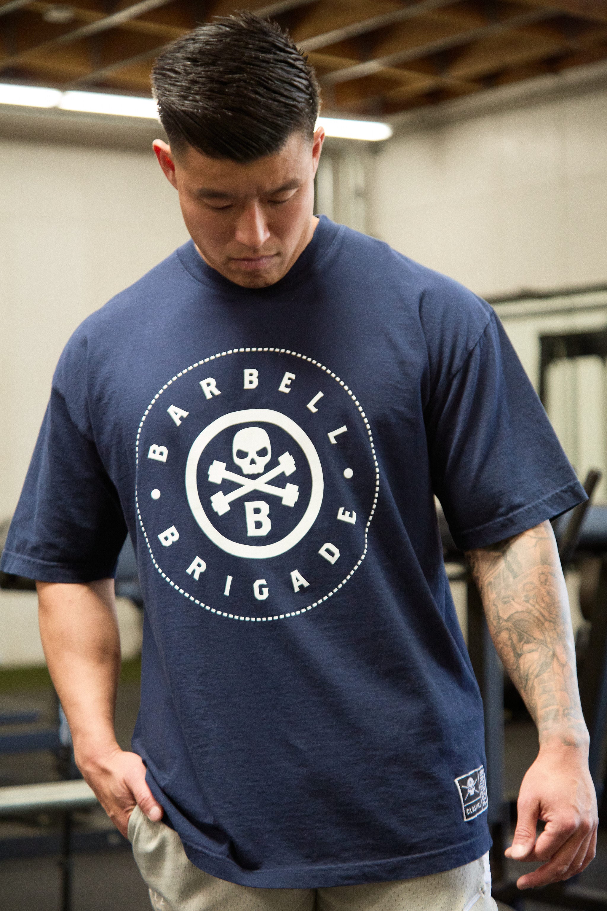 Certified - Tee (White on Navy)