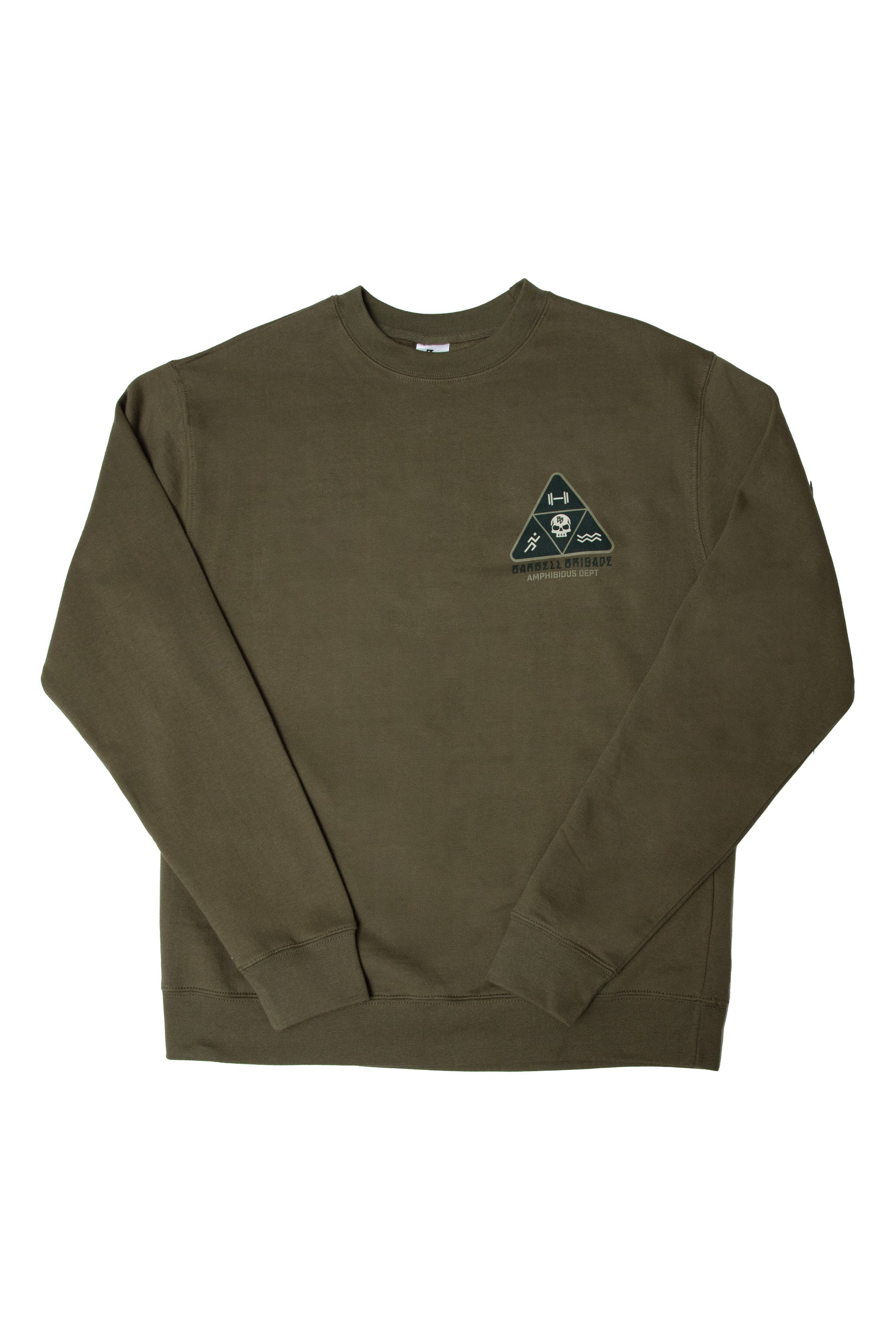 Lift Run Swim - Midweight Crewneck (Army)