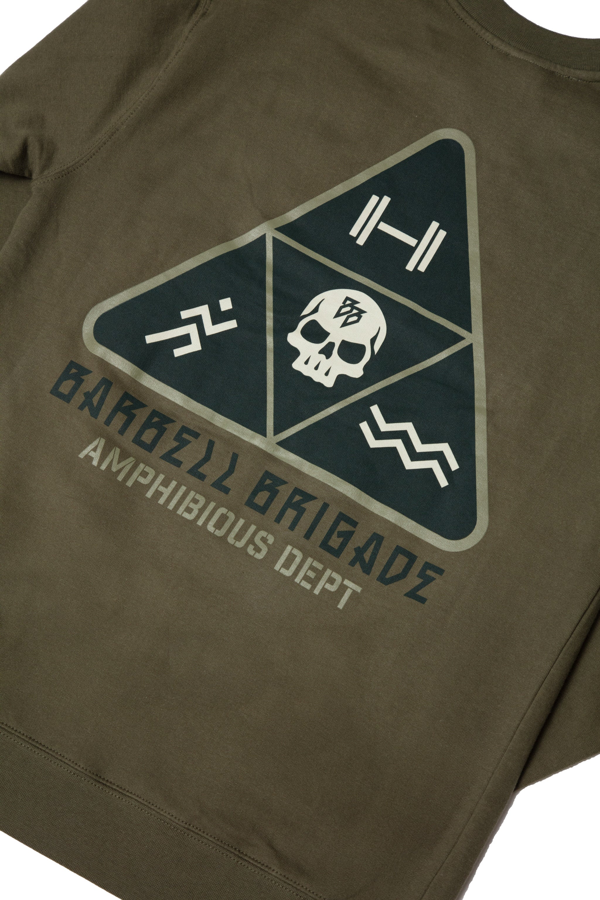 Lift Run Swim - Midweight Crewneck (Army)