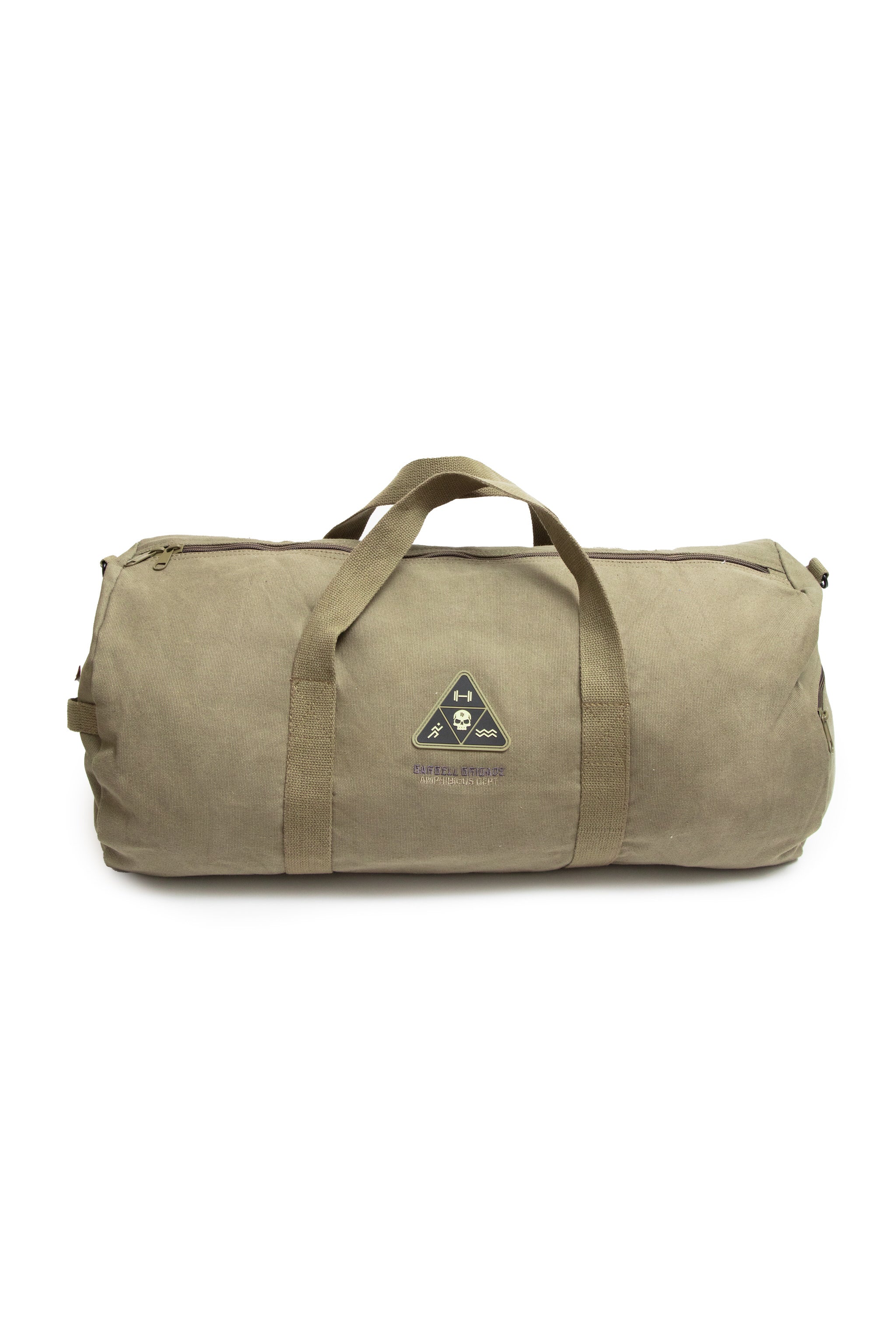 Lift Run Swim - Canvas Duffel Bag (Olive Drab)