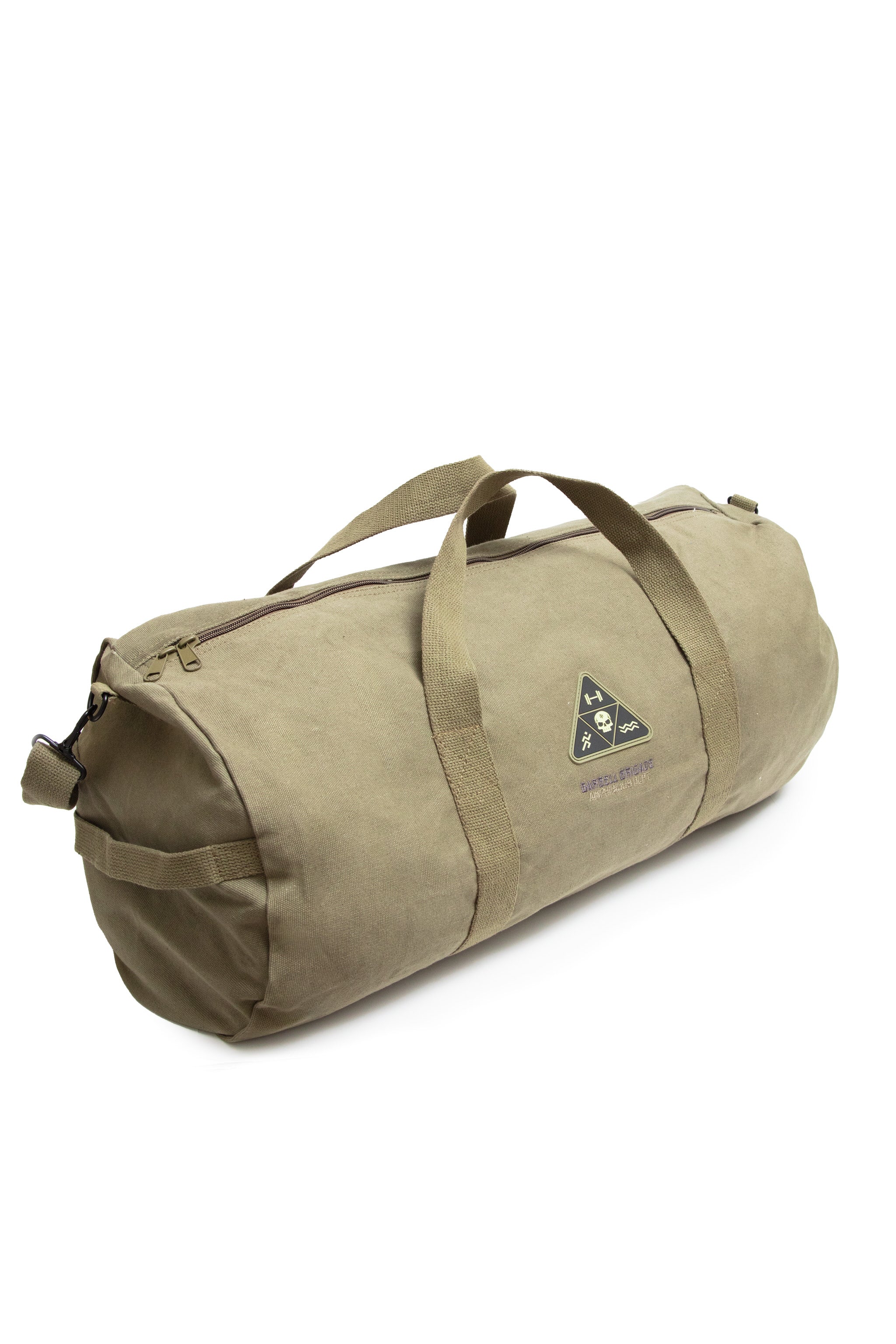 Lift Run Swim - Canvas Duffel Bag (Olive Drab)