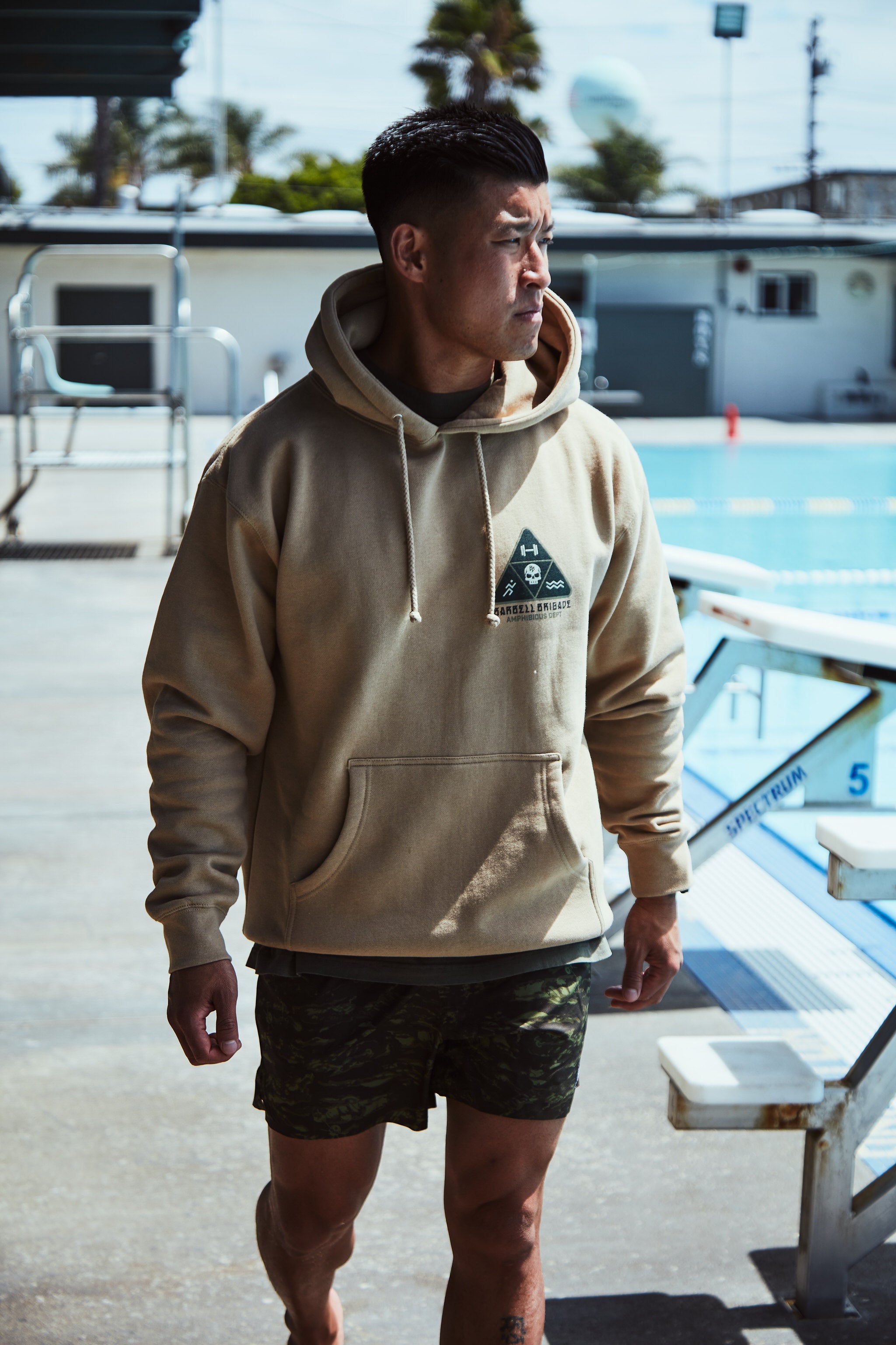 Lift Run Swim - Hoodie (Sandstone)
