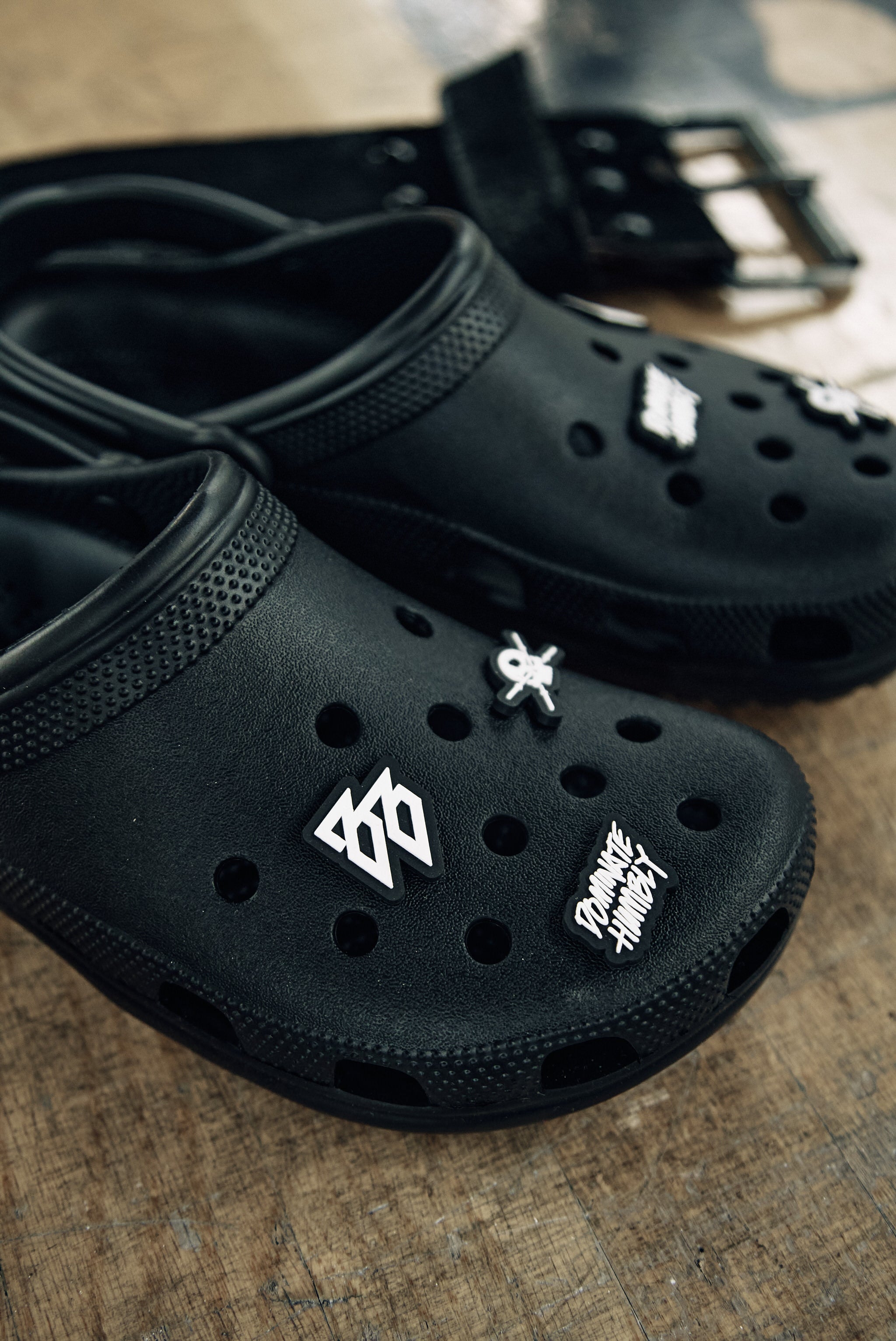 Barber croc charm deals