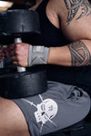 BB - 18" Wrist Wraps (Light Grey)