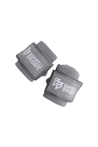BB - 18" Wrist Wraps (Light Grey)