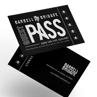 Image of guest pass for gym